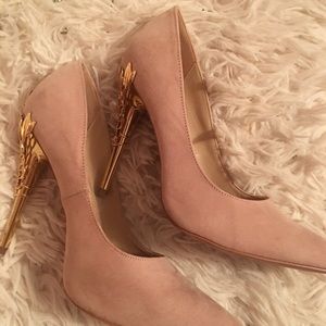 Shoe dazzle rose gold heels